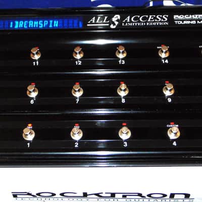 ROCKTRON All Access Limited Edition MIDI Footswitch Switching System Pedal Touring Model Very Good Condition image 7