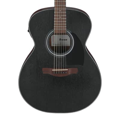 Used Ibanez PC54E Grand Concert A/E Guitar - Weathered Black image 1