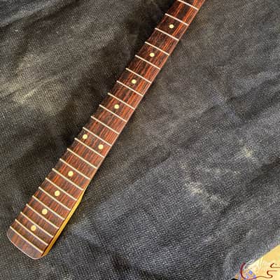 Guitar Mill Jag/Stang-Style Replacement Neck / 2 pc. Maple & Indian Rosewood / 24" Scale Length! / Classic C / Gloss / Closet Clean (#GIN-3898) image 2