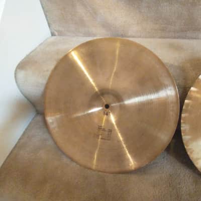 Paiste Vintage Black label sound edge 2002 14 inch hi hats lightweight collectors! image 8