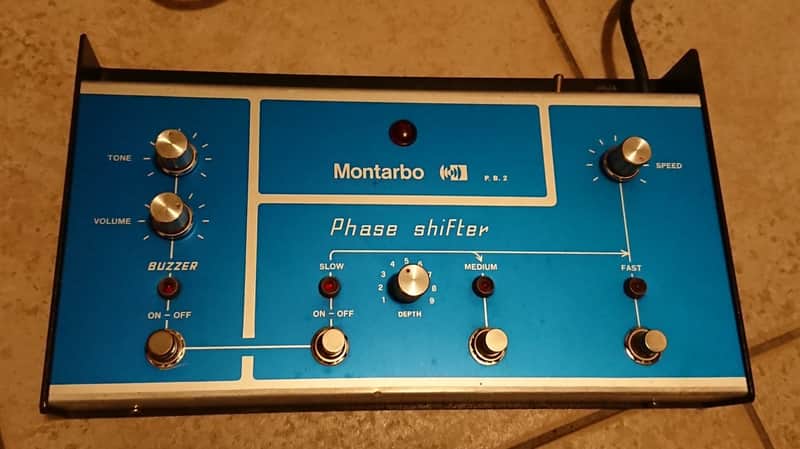 MONTARBO PB2 PHASE SHIFTER BUZZER Vintage Analog Italian Effect '70s VERY RARE image 1