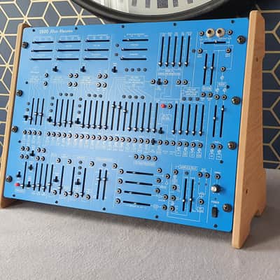 Behringer 2600 Blue Marvin Gray Meanie - Oak Veneer Dual Angle Stand from Synths And Wood image 4