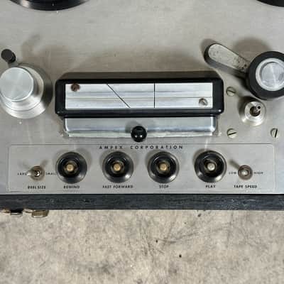 Ampex 350 / 351 Reel To Reel Transport Magnetic Tape Recorder w/ Original Case image 6