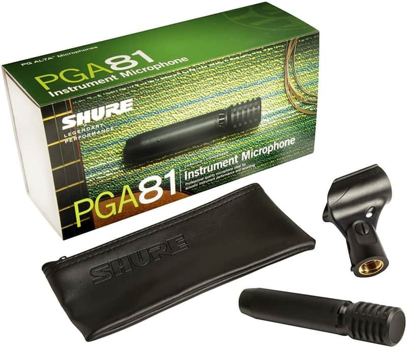 Shure PGA81-LC Cardioid dynamic instrument microphone - less cable image 1