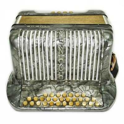 Hohner Club llB Diatonic Squeezebox, German Button Accordion, Harmonika Original Straps 2334, Wonderful sound! image 5