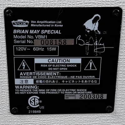 Vox VBM1 Brian May Special 10 Watt 1x6.5” Combo Amplifier! image 7
