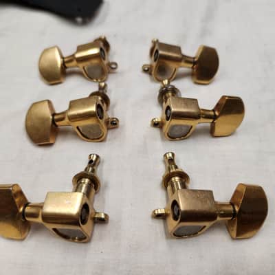 Schaller Schaller 3x3 Vintage Gold Tuners from a 1978 Travis Bean 1978 - Gold image 1
