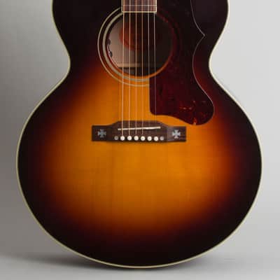 Gibson J-185 Custom Shop Red Spruce Flat Top Acoustic Guitar (2015), ser. #12015066, original black hard shell case. image 3