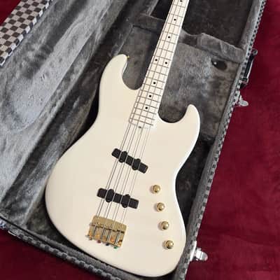 2022 Moon Custom Guitars Japan JJ-4 Larry Graham Signature - Snow White image 5