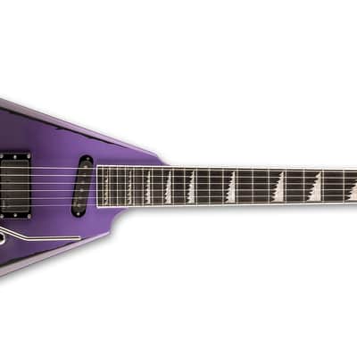ESP LTD Alexi Ripped Purple Fade Satin W/ Ripped Pinstripes image 2