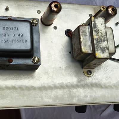 1977 Fender Musicmaster Bass Amp - Silverface Tube Amp with EU 230V Voltage Including Original Owners Manual image 10