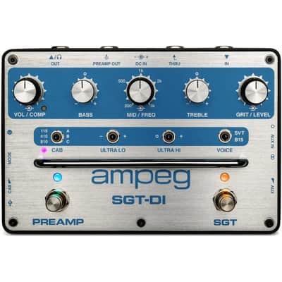 Ampeg SGT-DI Blue Line Anniversary Edition Bass DI Pedal image 1