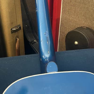 Vintage Silvertone Colorama Archtop Acoustic 1950’s Kentucky Blue RARE John Prine image 11