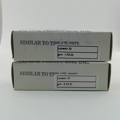 NOS NIB CURRENT MATCHED PAIR PHILLIPS ECG/6BQ5/EL84/BLACK PLATES/MAXI TESTED image 2