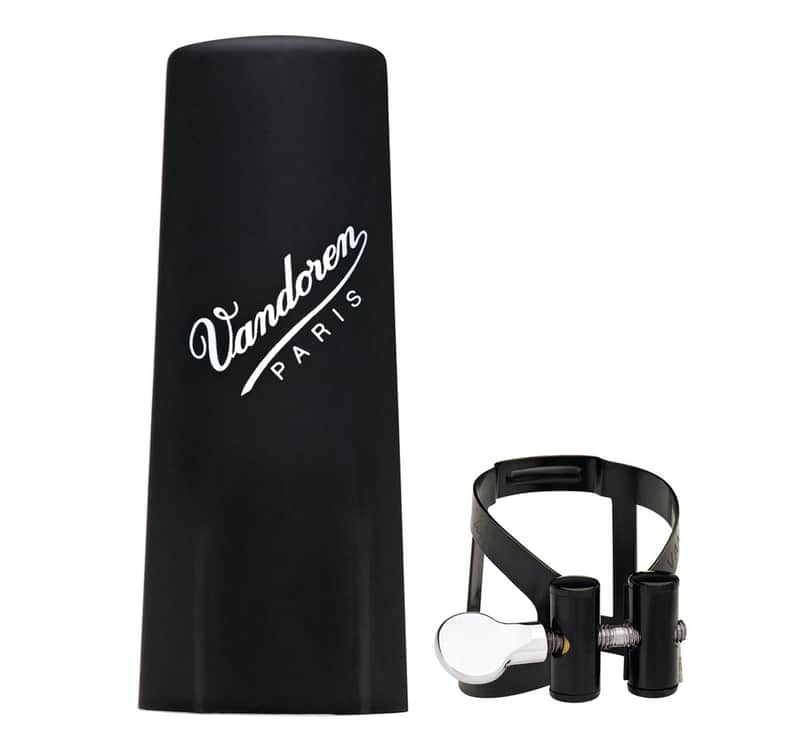 Vandoren LC53BP M/O Series Alto Clarinet Ligature and Plastic Cap image 1
