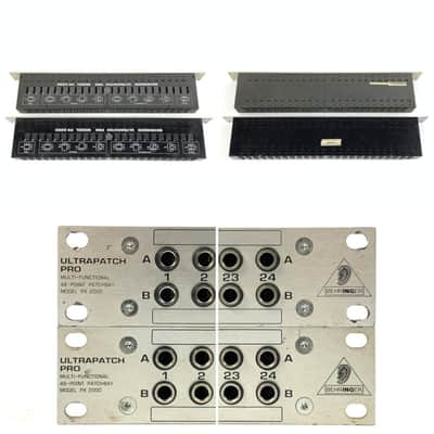 Behringer Ultrapatch Pro PX2000 48-Point TS Patchbay - Silver TGHM image 10