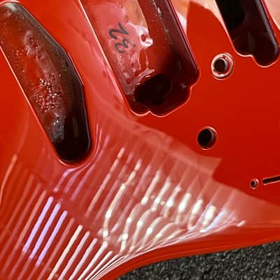 lefty G&L Fullerton Legacy guitar body USA Fullerton Red HSS image 5