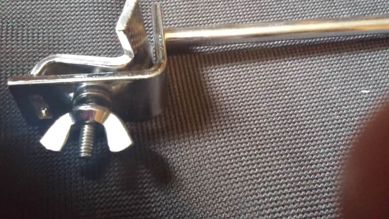 Danmar Tall 12" Cowbell / Accessory Mount Rod Hoop Clamp MADE IN USA NO TARIFFS ! image 1