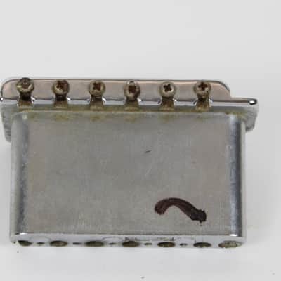 1978 Vintage Fender Stratocaster BRIDGE Assembly w/Tremolo Arm, Springs and Screws All Original 1970s USA Strat image 3