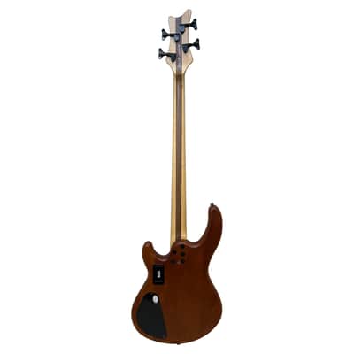 Dean E4SELBRL Edge Select 4-String Burled Poplar Bass - Satin Natural - C-Stock image 3