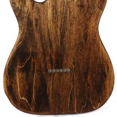 Walla Walla USA Maverick Laser Winged Gal Tele Electric Guitar w/ Gator Case image 9