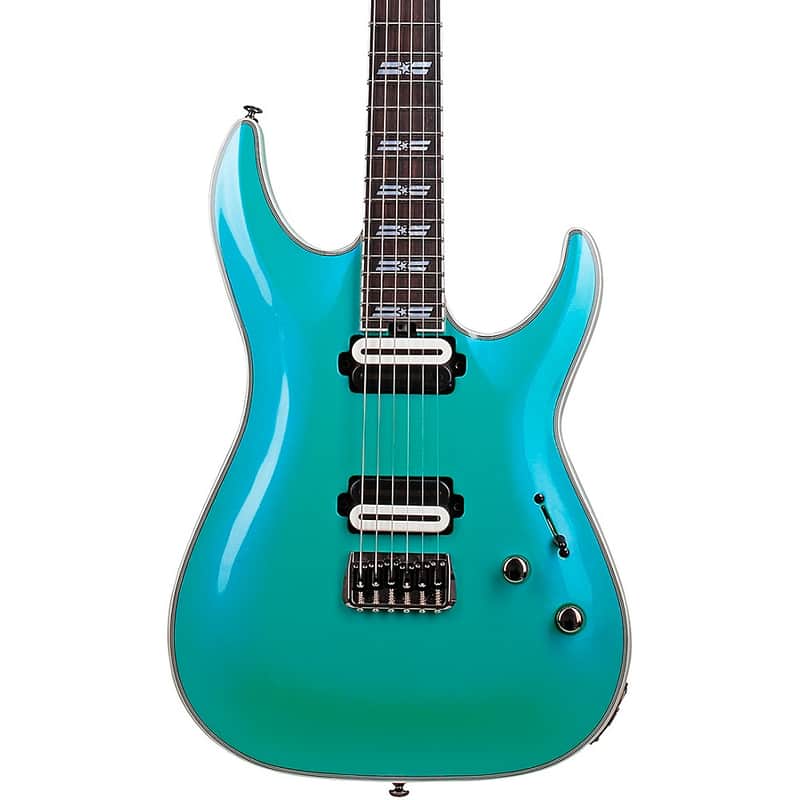 Schecter Guitar Research C-1 SLS Hollywood Electric Guitar Regular Glacier Metallic image 1