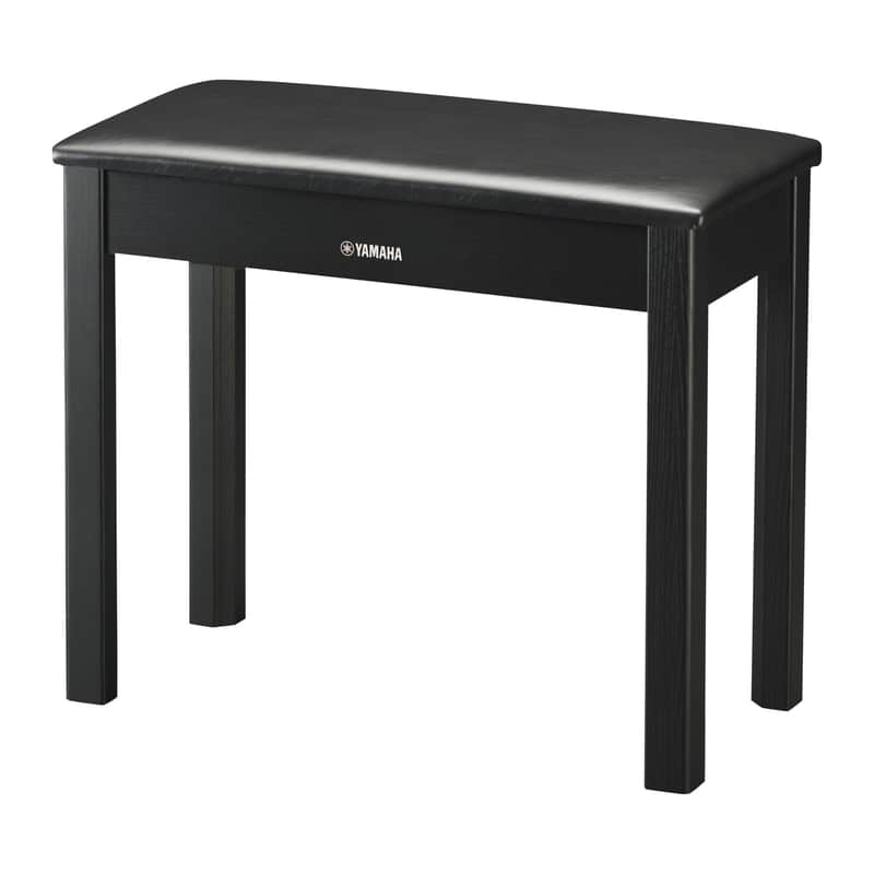 Yamaha BC-108 Padded Piano Style Bench with Sleek Design, Black image 1