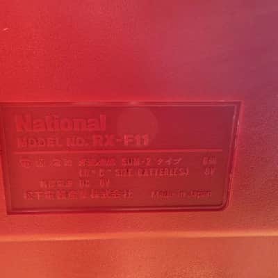 National RX-F11 Rare Vintage Boombox Serviced Stereo Cassette Recorder Warranty image 9