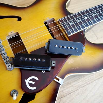 1961 Epiphone Casino E-230TD Vintage Electric Guitar by Gibson, Sunburst ES-330 w/ hsc image 18