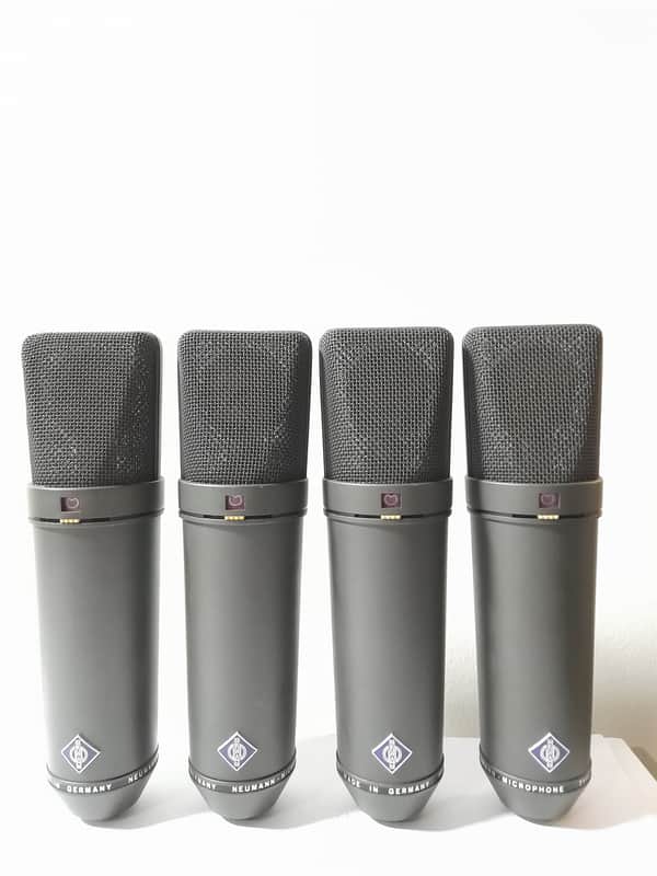 Neumann U 87 microphones sequential serial numbers-1979- Matte Black image 1