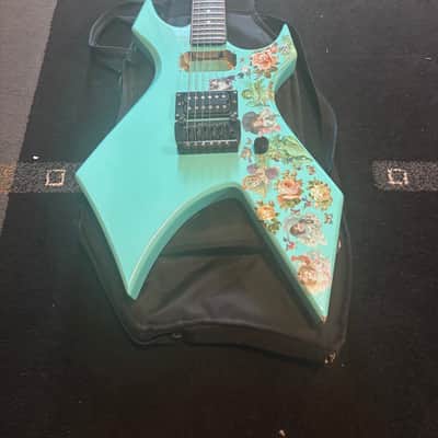 B.C. Rich Warlock late-80s - Robin’s Egg Blue image 2