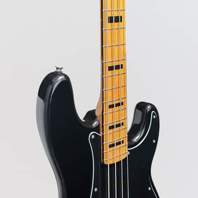 Fender Squier Classic Vibe '70s Precision P 4 String Electric Bass Guitar - Black image 6