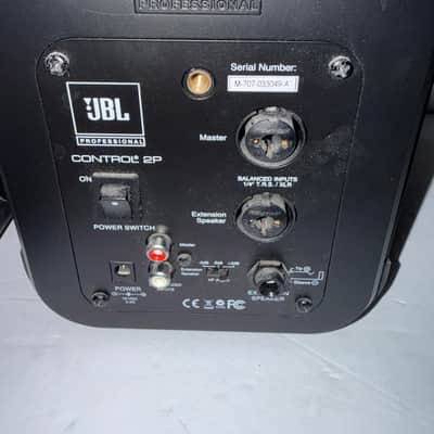 JBL Control 2P Compact 5.25" Powered 2-Way Studio Monitor Speaker (Pair) 2010s - Black image 4