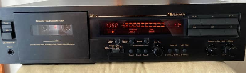 Nakamichi DR-2 Discrete 3-Head Cassette Deck image 1