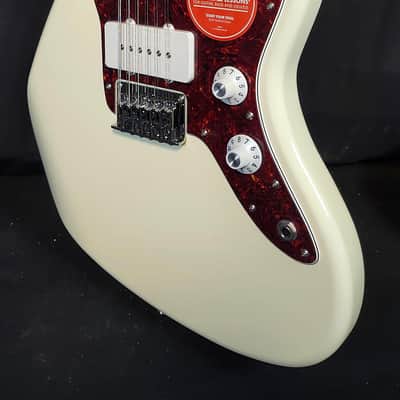 Squier Paranormal Jazzmaster XII, 12 String Electric Guitar, Olympic White image 3