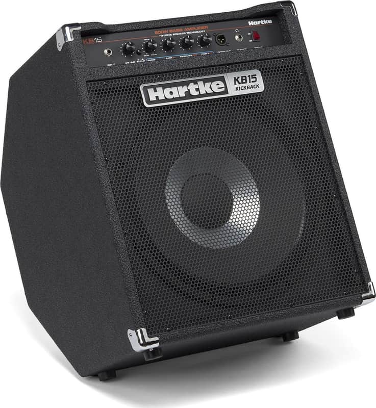 Hartke Kickback KB15 Bass Combo Amplifier, 500W, Black image 1