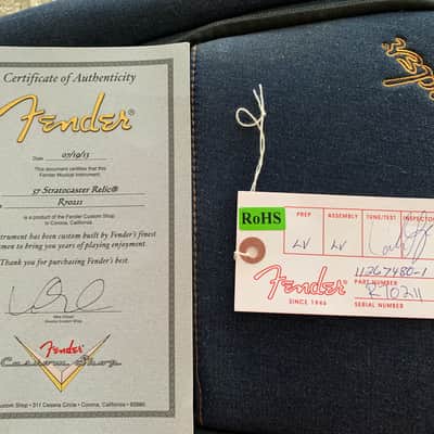 Fender Custom Shop '57 Reissue Stratocaster Relic image 9