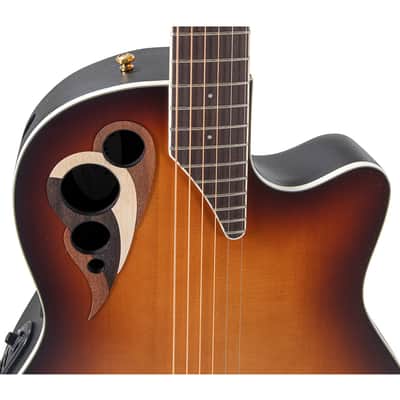 Ovation Celebrity Deluxe CDX40-1-G Cutaway A/E - Vintage Sunburst - Open Box image 8