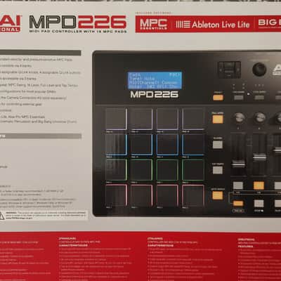 Akai Professional MPD226 - NIB- Black image 4