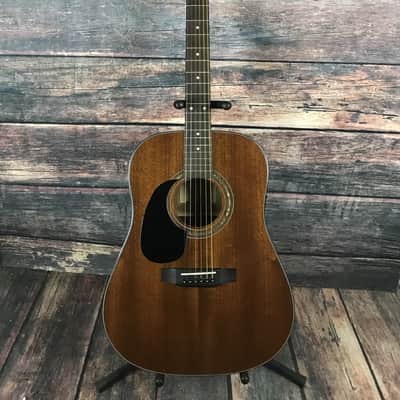 Used Zager 2012 Left Handed ZAD-20 Mahogany Acoustic Electric Guitar with Case image 1