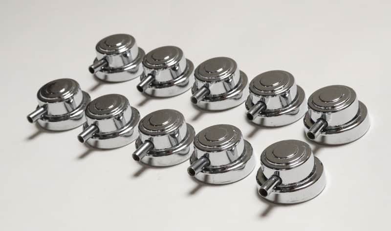 Camco Aristocrat Bass or Tom Lugs, O-Rings, Oaklawn Era - 1960s  / INSPECTED & TESTED