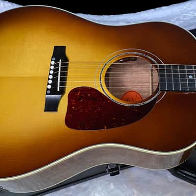 NEW! Gibson Custom Shop J-45 Koa Carpathian Spruce Acoustic-Electric Guitar - Honeyburst - Authorized Dealer - 4.4lbs - G06396 image 3