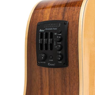 Stagg SA45 DCE-AC 45 Series Dreadnought Cutaway Acoustic-Electric Guitar image 6
