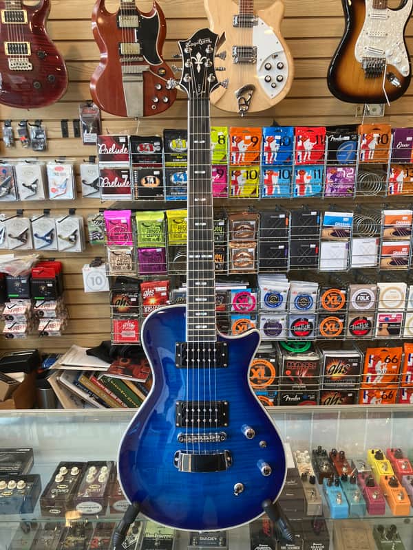 Hagstrom Ultra Swede Worn Denim excellent! image 1