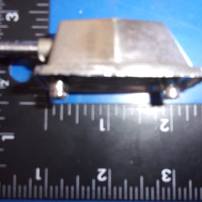 Lot of 4 Vintage Import Lugs Chrome Bass or Tom Drum w/ used Tension Rods CB Sunshine etc image 9