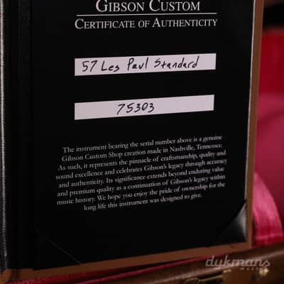 Gibson M2M '57 Les Paul Standard Brimstone Burst VOS Custom Shop image 23