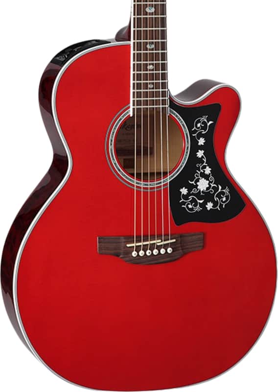 Takamine GN75CE Grand Concert Acoustic-Electric Guitar, Solid Spruce Top, Wine Red image 1