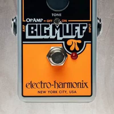 EHX ELECTRO-HARMONIX OP AMP BIG MUFF PI FUZZ  DISTORTION SUSTAINER PEDAL + FREE image 1