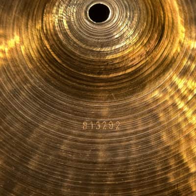 Paiste 2oo2 15" Sound Edge Hi-Hats-Black Label 1978 - Bronze image 6