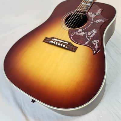 Mint Gibson Hummingbird Studio Rosewood Acoustic Electric Guitar, Satin Rosewood Burst, W/Case 2025 image 8